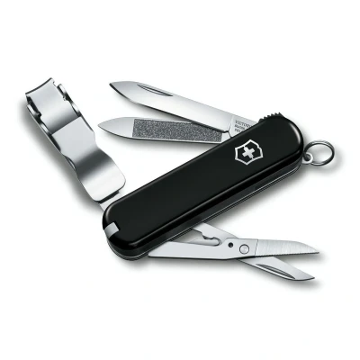 Obrázek Victorinox Švýcarský kapesní nůž, Nail Clip 580, multitool, manikúra, pedikúra, 8 funkcí, malá čepel, pilník na nehty, čistič nehtů