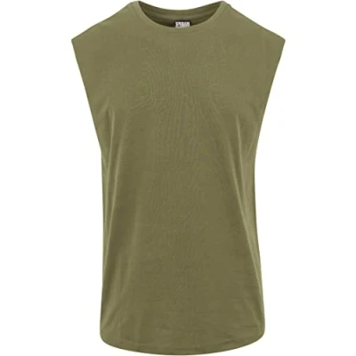Obrázek Urban Classics OPEN EDGE Sleeveless Top, Muži, Velikost: XL, Olive