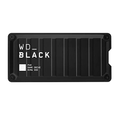 Obrázek WD_BLACK P40 Game Drive SSD 1 TB externe (WD_BLACK Dashboard, 2.000 MB/s Lesen/Schreiben, SuperSpeed USB 3.2 Gen2x2, 5 Jahre Garantie) Schwarz auch kompatibel mit PC, Xbox und PS5
