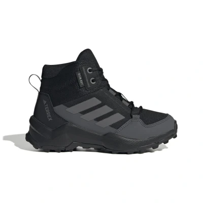 Obrázek Adidas Terrex AX4R MID RAIN.RDY Unisex Trekingové boty pro děti, Velikost: 38, Core black/grey four/grey six Textil/umělé vlákno