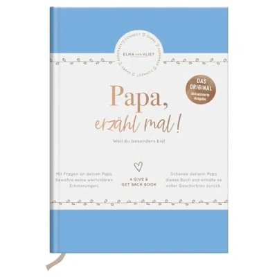 Obrázek Papa, erzähl mal! Elma van Vliet: Das Erinnerungsalbum deines Lebens: Lebens Ein persönliches Geschenk für Papa zum ... (Erzähl Reihe von Vliet)