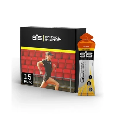 Obrázek Science in Sport GO Isotonic Energy Gel 15 x 60 ml pomeranč, veganský izotonická formulace s 22g sacharidy, dobrý dodavatel energie, optimální alternativa pro izotonické nápoje