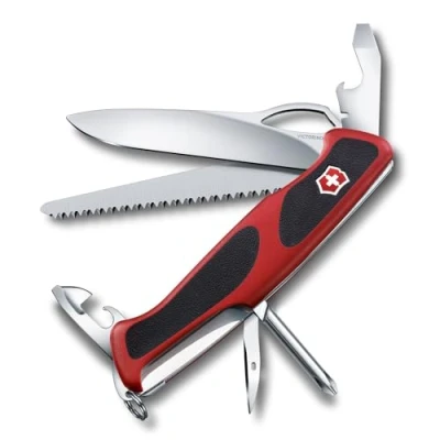 Obrázek Victorinox Švýcarský kapesní nůž velký, Ranger 78 M, Swiss Army Knife, Multitool, 12 funkcí, jednoruční fixační čepel, otvírák na kapsle