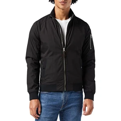 Obrázek Schott NYC Pánská bunda Kenny, černá (Black Black)