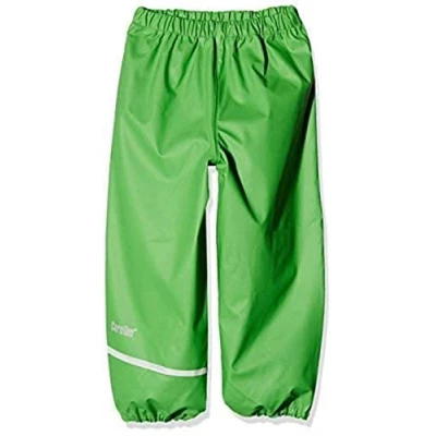 Obrázek CareTec Chlapecké Rain Pants Pu W/O Fleece kalhoty do deště, Green (974)