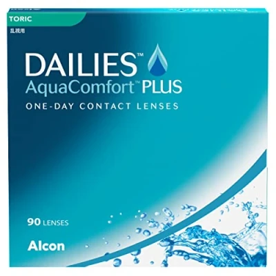 Obrázek Dailies AquaComfort Plus Toric denní čočky měkké 90 kusů BC 8,8 mm DIA 14,4 CYL 1. 25 Osa 180 03. 75 dioptrií