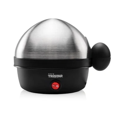 Obrázek Tristar EK 3076 vařič vajec pro 7 vajec, ušlechtilá ocel černá