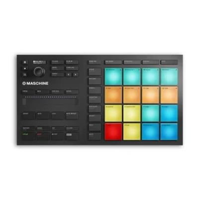 Obrázek Native Instruments Stroj Mikro Mk3, USB MIDI Controller Drum Pad s 16 polštářky a masivy, Monark &amp; Reaktor Prism Software. Včetně 1,6 GB Keyboard Factory Selection Samples