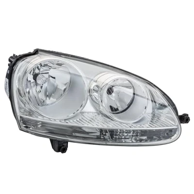 Obrázek HELLA 1EG 247 007 571 halogenový světlomet pro mj. VW Golf V (1K1) chrom ECE/CCC pravostranný provoz levý