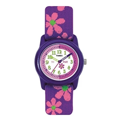 Obrázek Timex KIDZ TIME Teacher Flowers Unisex Hodinky pro děti, Velikost: One Size, Purple