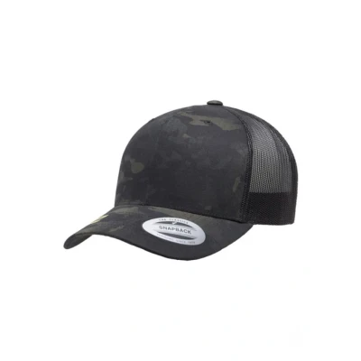 Obrázek Flexfit Retro Trucker Multicam Kšiltovka black, Velikost: One Size, Black