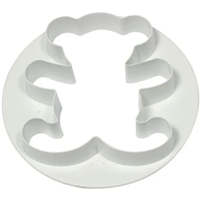 Obrázek PME TB500 Teddybär Ausstecher, groß, Kunststoff, Weiß, 9.5 x 2 cm