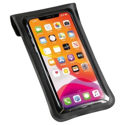 Obrázek KLICKFix Unisex Adult Phonebag Light M textilní pouzdro na smartphony, černé,