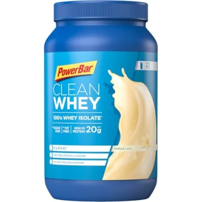 Obrázek Powerbar Clean Whey Protein 100% Isolate Vanilla 570 g Shake aminokyseliny (BCAA) přirozeně obsahují