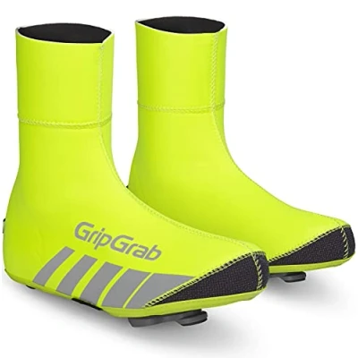 Obrázek GripGrab RaceThermo zimní závodní kolo neoprénové návleky vodotěsné teplé zapínání na zip termo cyklistický svršek