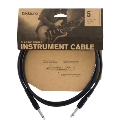Obrázek D&#039;Addario kytarový kabel Classic Series Instrumentenkabel 1/4palcový konektor na 1. 524 počitadlo 1 balení