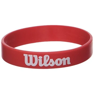 Obrázek Wilson Náramek s logem, pro dámy a pány, BrAcelet, jednotná velikost, červený, V1204