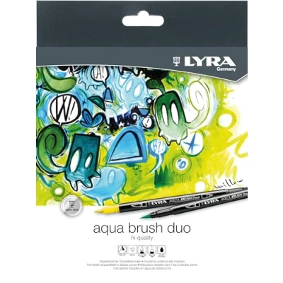 Obrázek LYRA 6521120 Aqua Brush Duo sada 12 barev