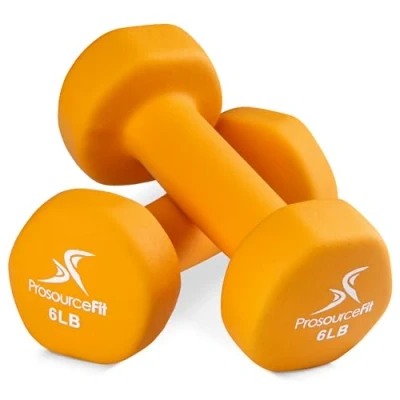 Obrázek ProsourceFit Neoprene Dumbbell Coated for Non Slip Grip, 6 lb