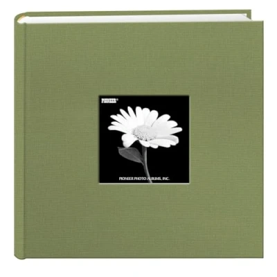 Obrázek Pioneer 9 x inch Cloth Photo album s rámem, Sage Green