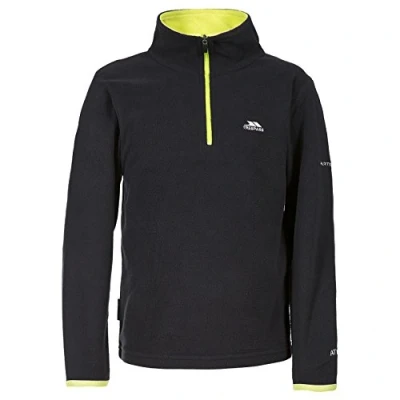 Obrázek Trespass Etto, Black, 5/6, ultralehký fleece 130 g/m² pro děti/chlapce 212 let, 56 černý