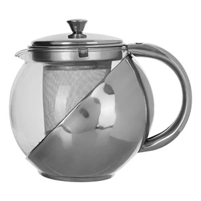 Obrázek Premier Housewares čajová konvice s čajovou síto, 700 ml, Litinový A sklo