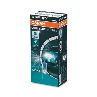 Obrázek OSRAM COOL BLUE® INTENSE W5W, až 4000K, halogenová signální lampa, skládací krabice (10 žárovek)