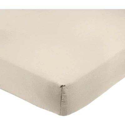 Obrázek Amazon Basics napínací prostěradlo, 135 x 190 30 cm, mikrovlákno, prostěradlo výška matrace do béžové