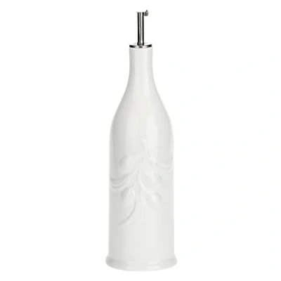 Obrázek LA PORCELLANA BIANCA PB Zylindrische Ölflasche Menage, Porzellan, weiß, 1000 ml