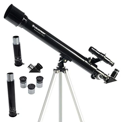 Obrázek Celestron 21039 PowerSeeker 50AZ dalekohled refraktoru, clona 50 mm, černý