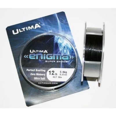 Obrázek Ultima Unisex Adult Enigma Spezialist Angelschnur 50m Spule, Schluff Grau, 0.32mm 12.0lb/5.5kg