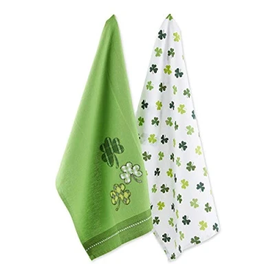 Obrázek DII St. Patrick&#039;s Kitchen Collection, Dishtowels, Lucky Day