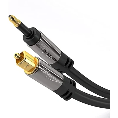 Obrázek Cable Direct Mini Toslink kabel 1,5m (Optický Toslink&gt; Toslink) Pro Series