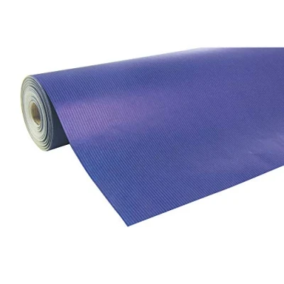 Obrázek Clairefontaine 507513C role balicího papíru (50 x 0,7 m, speciální šířka, kraftový papír, odolný), 1 kus modrý