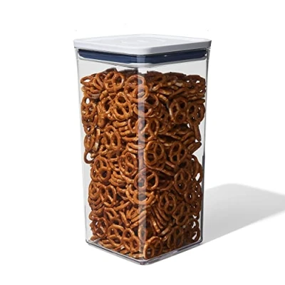 Obrázek OXO Good Grips POP Behälter luftdichte, stapelbare Aufbewahrungsbox mit Deckel für Lebensmittel 5,7 l Tierfutter und mehr, Weiß