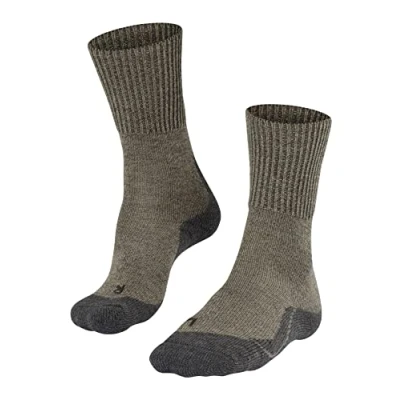 Obrázek FALKE Dámské TK1 Wool turistické ponožky silné polstrování trekingové odolné proti vyblednutí, teplé, prodyšné, rychleschnoucí, regulující klima, vlna zabraňující zápachu, funkční materiál 1