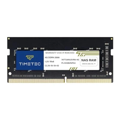 Obrázek Timetec DDR4 2666 4 GB Ersatz für Synology D4NESO 4G Non ECC Unbuffered SODIMM (kompatibel RS820RP+, RS820+, DS920+, DS720+, DS420+, DS220+, DS2419+, DS2419+II, DS1819+, DVA3219, DS1618+)