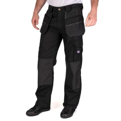 Obrázek Lee Cooper LCPNT216 pánské pracovní kalhoty s kapsou, černé, 30 W/31 L