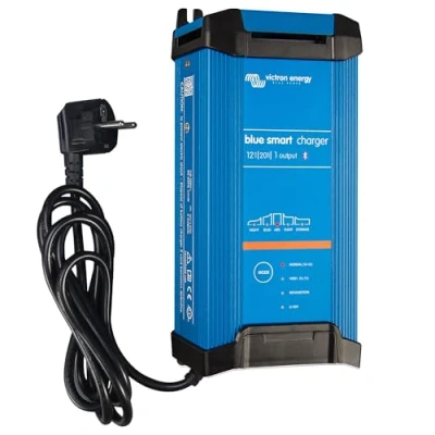 Obrázek Victron Energy Blue Smart Nabíječka baterií 12 V 20 ampérů 230 autobaterie Zařízení pro zachování baterie a desulfátor IP22 chráněný Bluetooth samostatný výstup CEE 7/7
