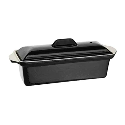 Obrázek Vogue U559 černé paštiky z litiny, 1,3 l, 90 x 310 100 mm