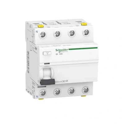 Obrázek Schneider Electric Ochranný spínač proti chybovému proudu ACTI9 iID, 4P, 63A, 300mA, typ A, A9Z24463
