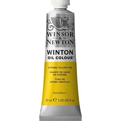 Obrázek Winsor &amp; Newton 1414149 Winton, feine hochwertige Ölfarbe 37ml Tube mit gleichmäßiger Konsistenz, Lichtbeständig, hohe Deckkraft, Reich an Farbpigmenten Chrom Gelb Farbton