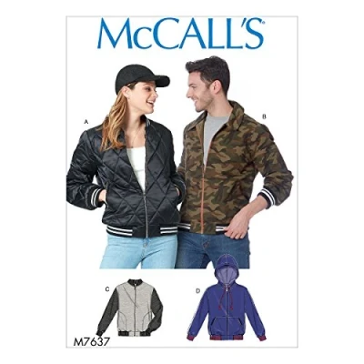 Obrázek McCall &#039;s Patterns 7637 XM Misses und Jacke, Mehrfarbig