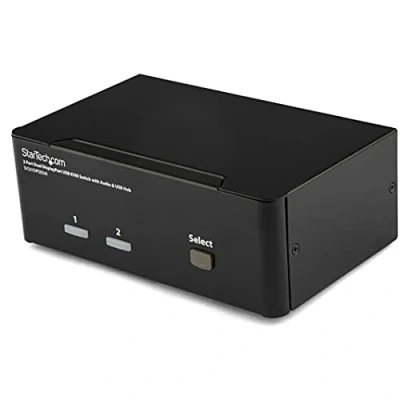 Obrázek StarTech.com Sada kolejnic 2 HE DIN pro standardní 19&quot; rack nastavitelná hloubka rackmount lišta s horním kloboukem, mini, kolejnice G, nosnost 12,5 kg (ADJDINKIT)