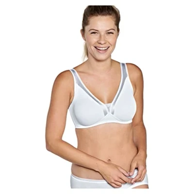 Obrázek Naturana Women&#039;s Moulded Soft Cup Bra Wireless, bílá