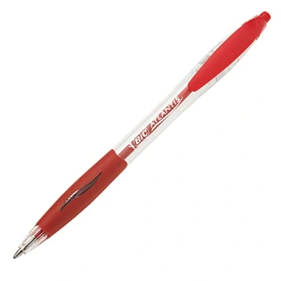 Obrázek BIC 887133 kuličkové pero Atlantis Classic (0,32 mm, krabička à 12 kusů) červená