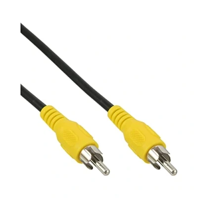 Obrázek Cinch kabel Video 1x RCA konektor / barva zástrčky žlutá 0,5 m 1 kus