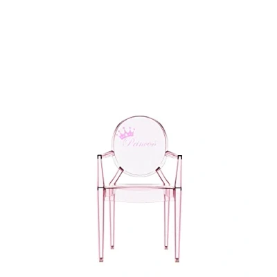 Obrázek Kartell Loulou Ghost dětská židle, polykarbonát, růžová, 37 x 40 63 cm
