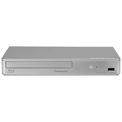 Obrázek Panasonic Kompaktní 3D Blu ray přehrávač DMP BDT168EG (Full HD upscaling, internetové aplikace, připojení LAN, USB, MKV Playback) stříbrný