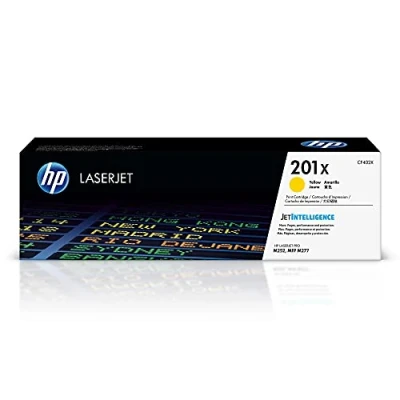 Obrázek Multifunkční barevná laserová tiskárna HP LaserJet Pro MFP M274n (M6D61A), bílá s 201X náplní (černá), Žlutá xl